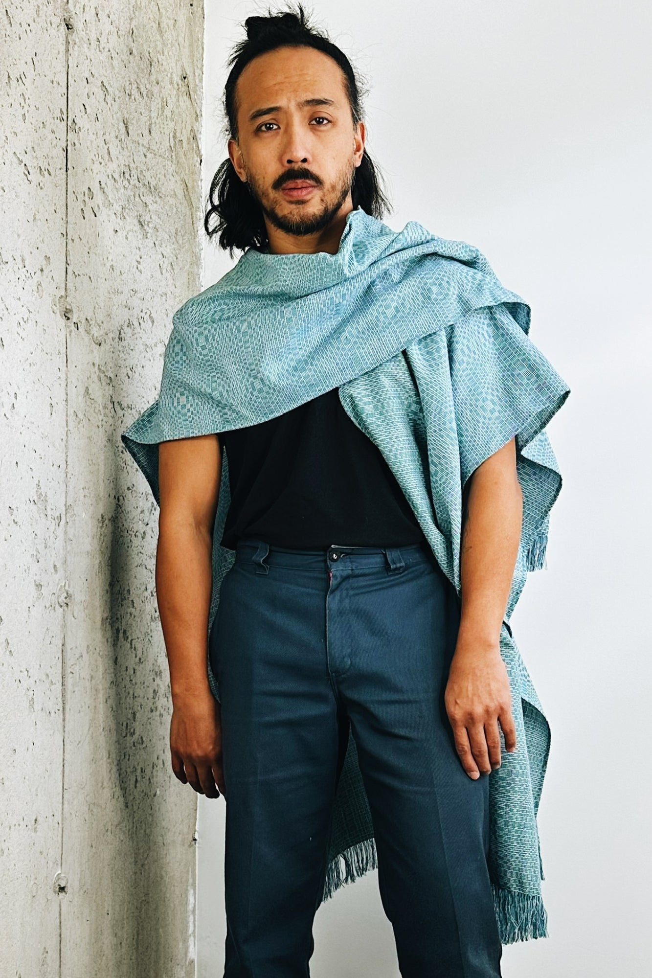 Unisex Handloomed Binakol Poncho Wrap