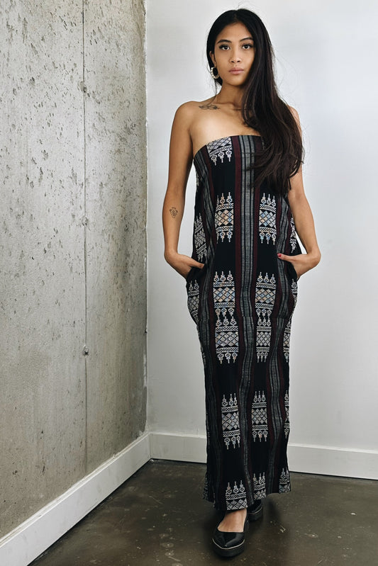 Inaul Black Puno Tube Dress