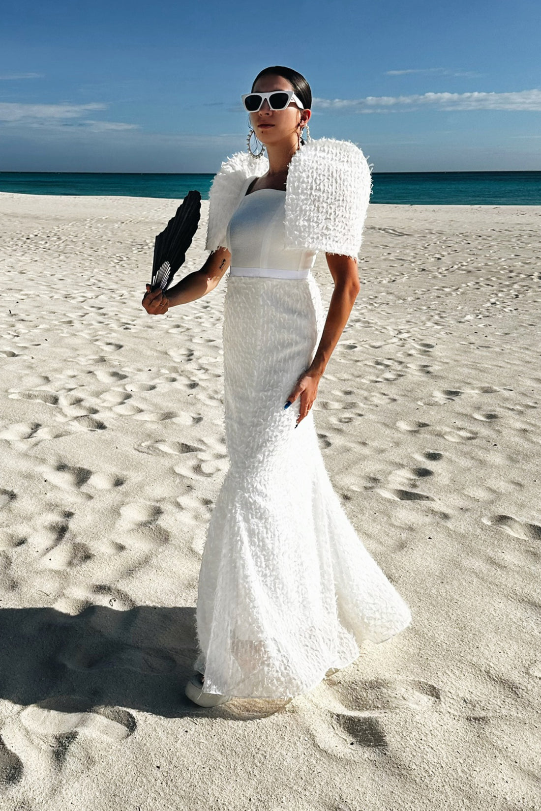 Arched Neckline Mermaid Terno Gown