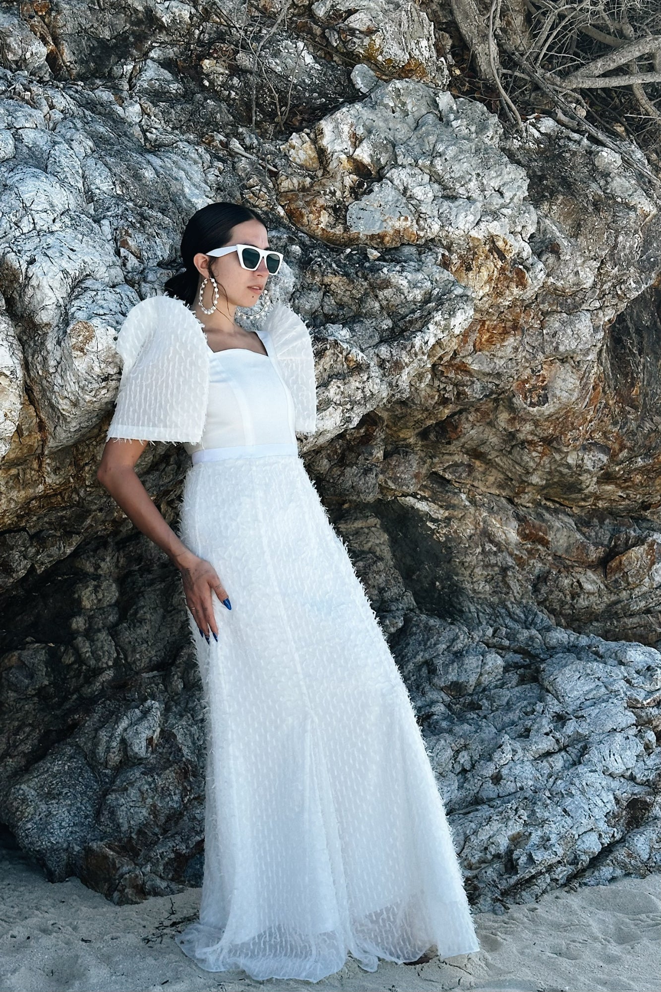 Arched Neckline Mermaid Terno Gown