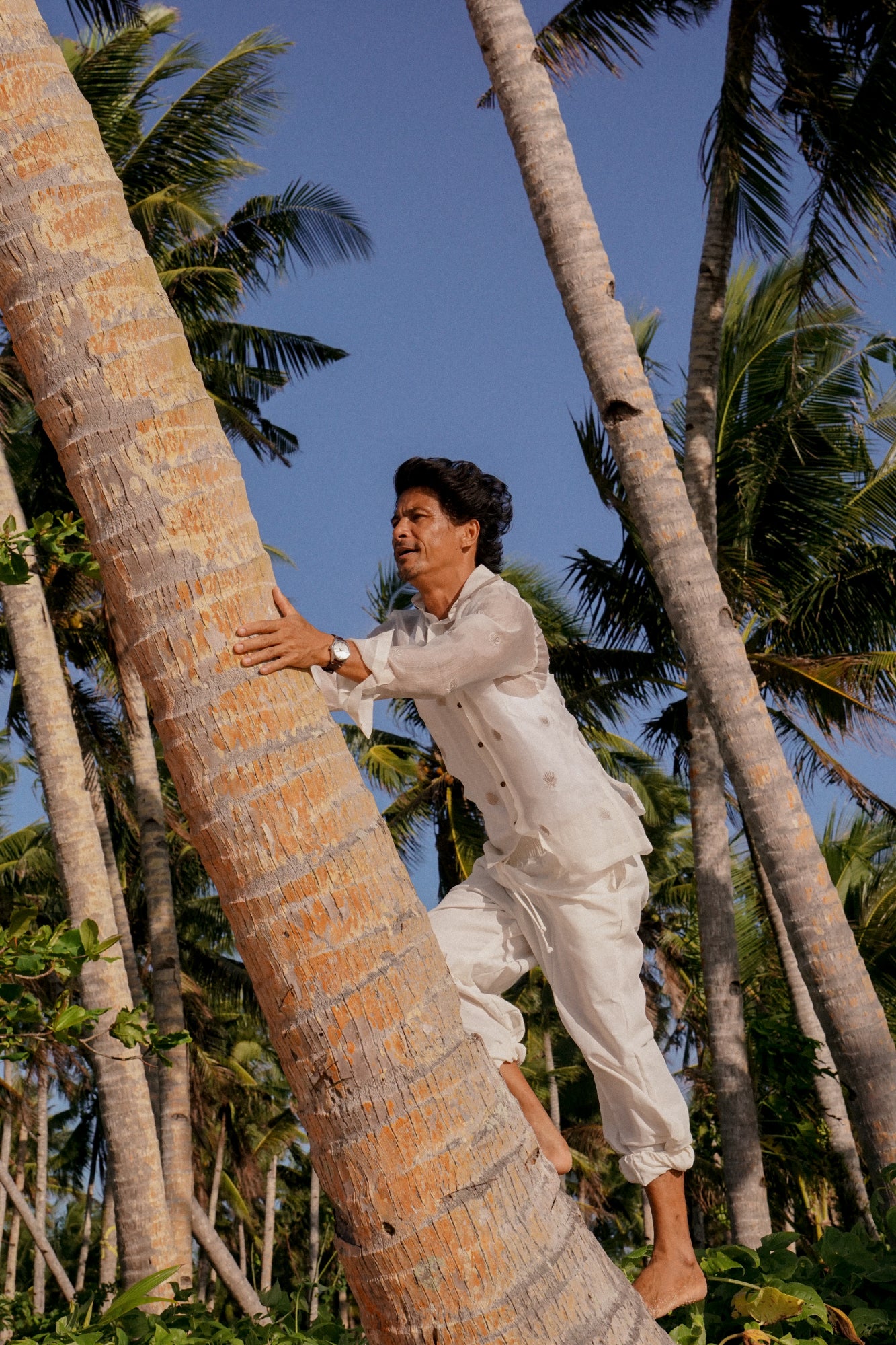 Long-Sleeves Gardan Barong (Scattered Anahaw)