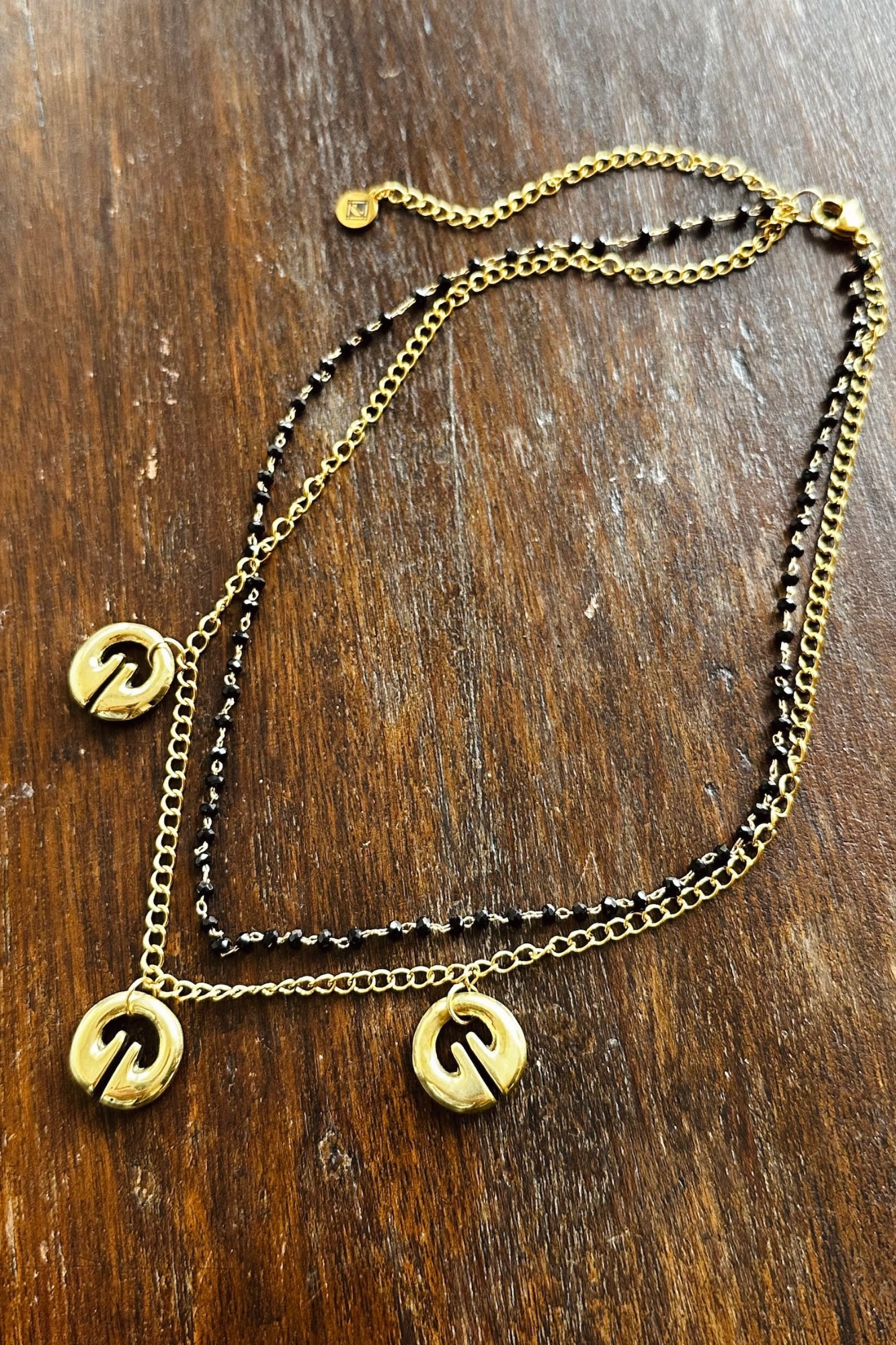 Triple Lingling-o Double Chain Necklace
