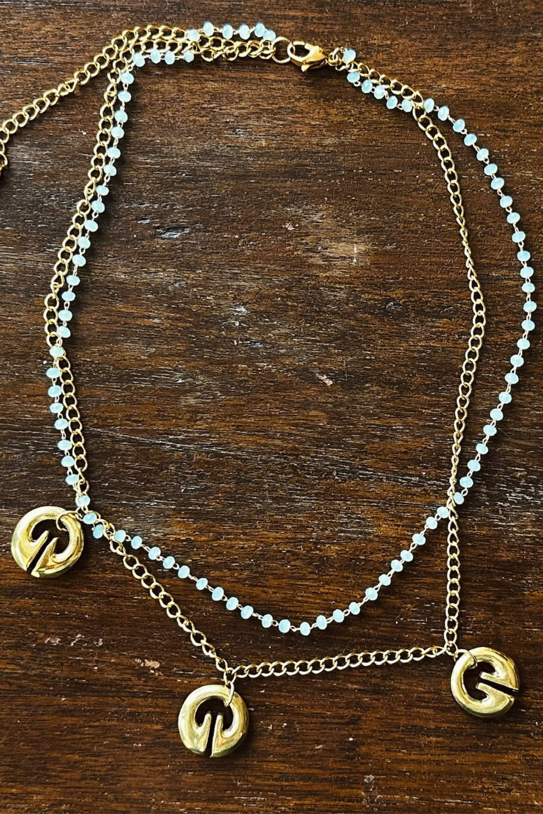 Triple Lingling-o Double Chain Necklace