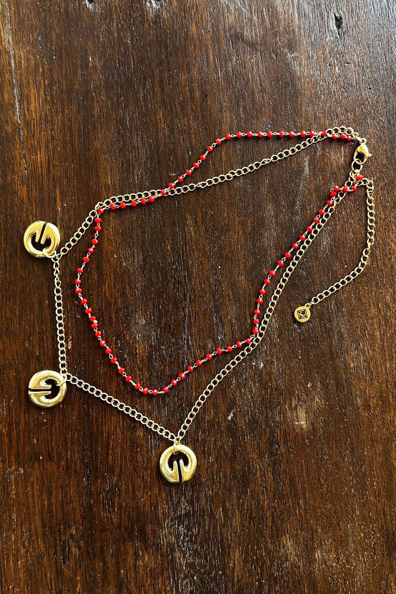 Triple Lingling-o Double Chain Necklace