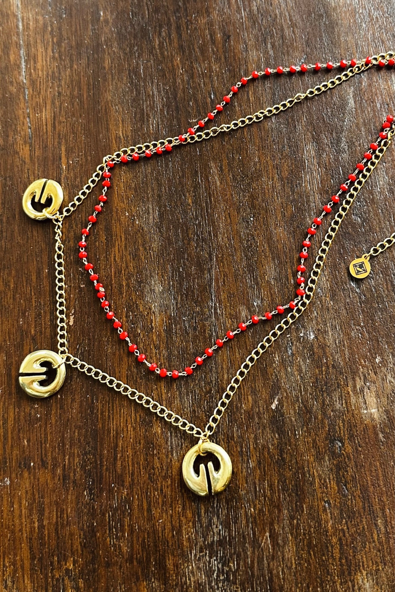 Triple Lingling-o Double Chain Necklace
