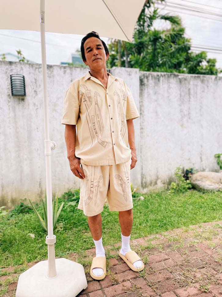 Unisex Bowling Barong and Shorts Set