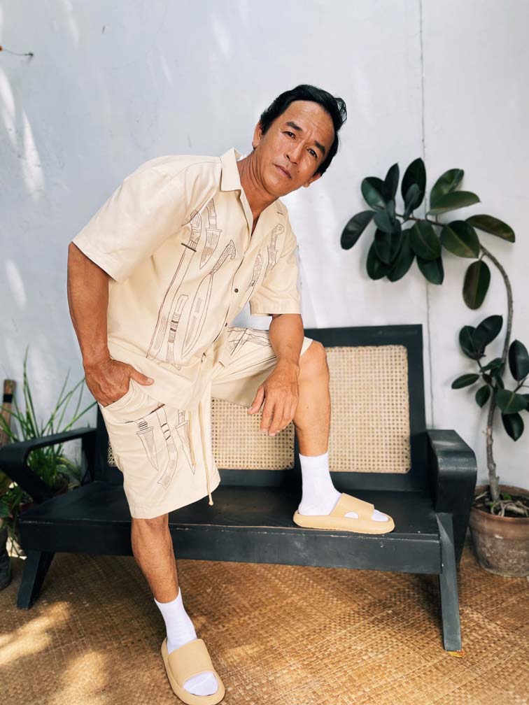 Unisex Bowling Barong and Shorts Set