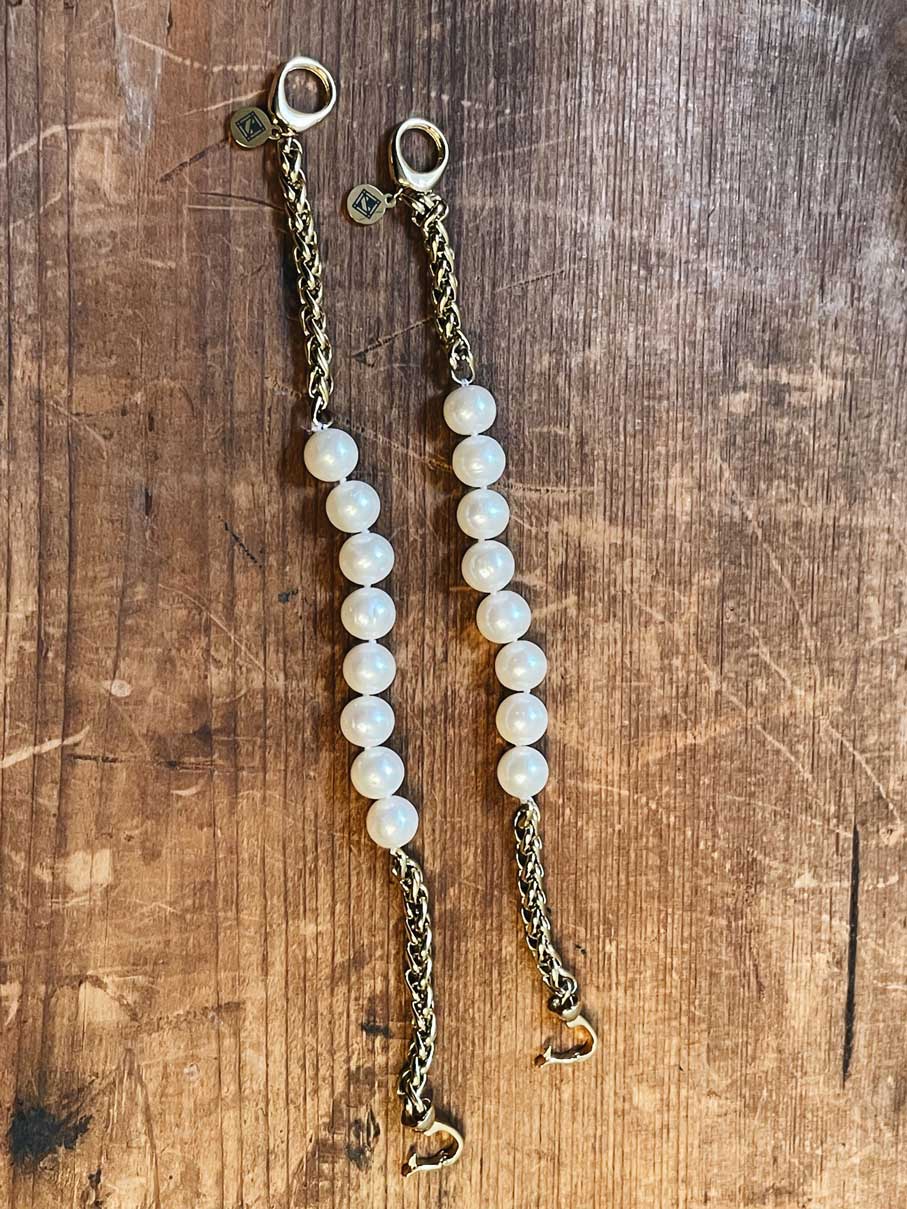 Unisex Half Braid Chain Half Freshwater Palawan Pearl Bracelet
