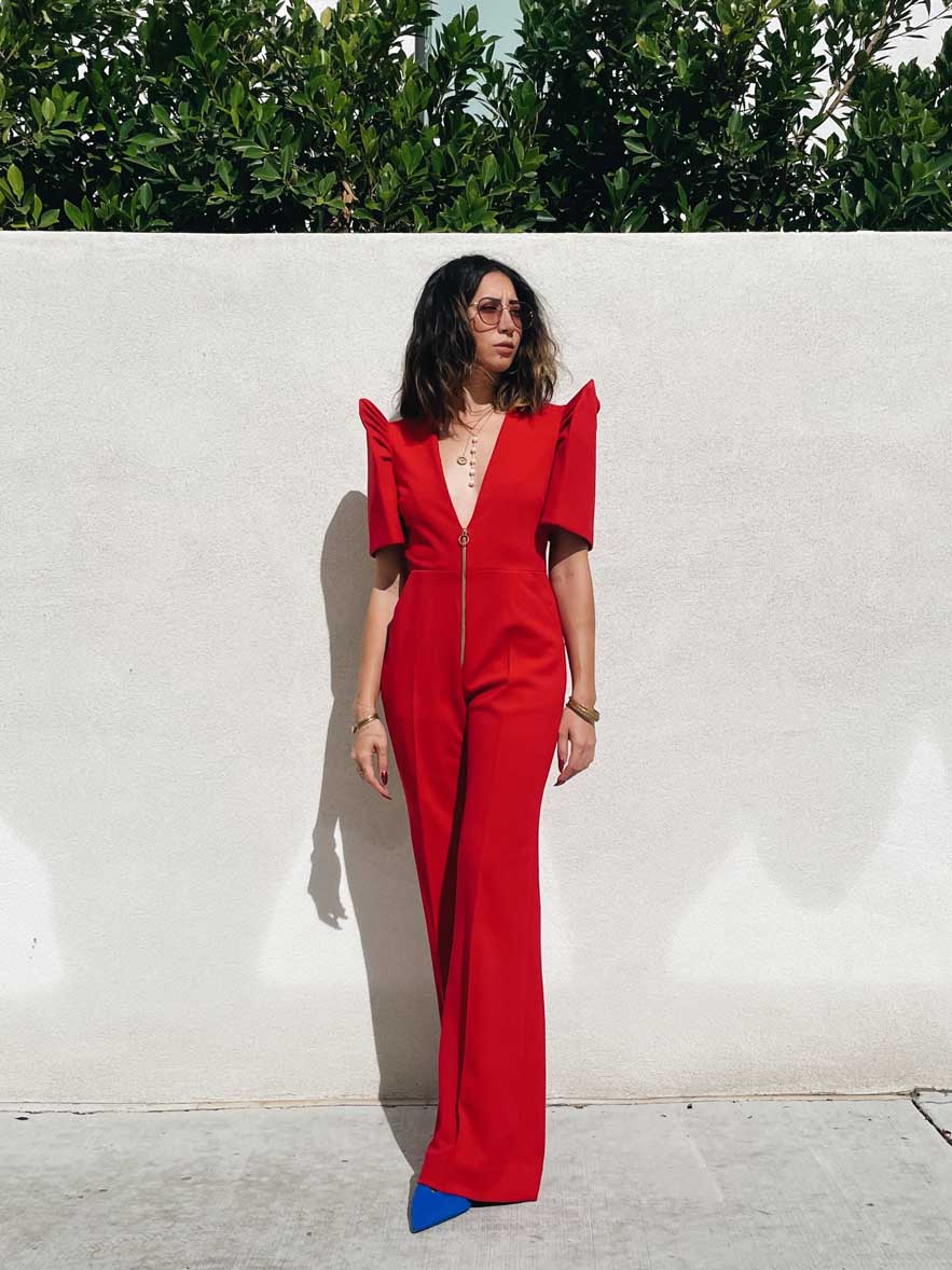Terno Jumpsuit (Red)