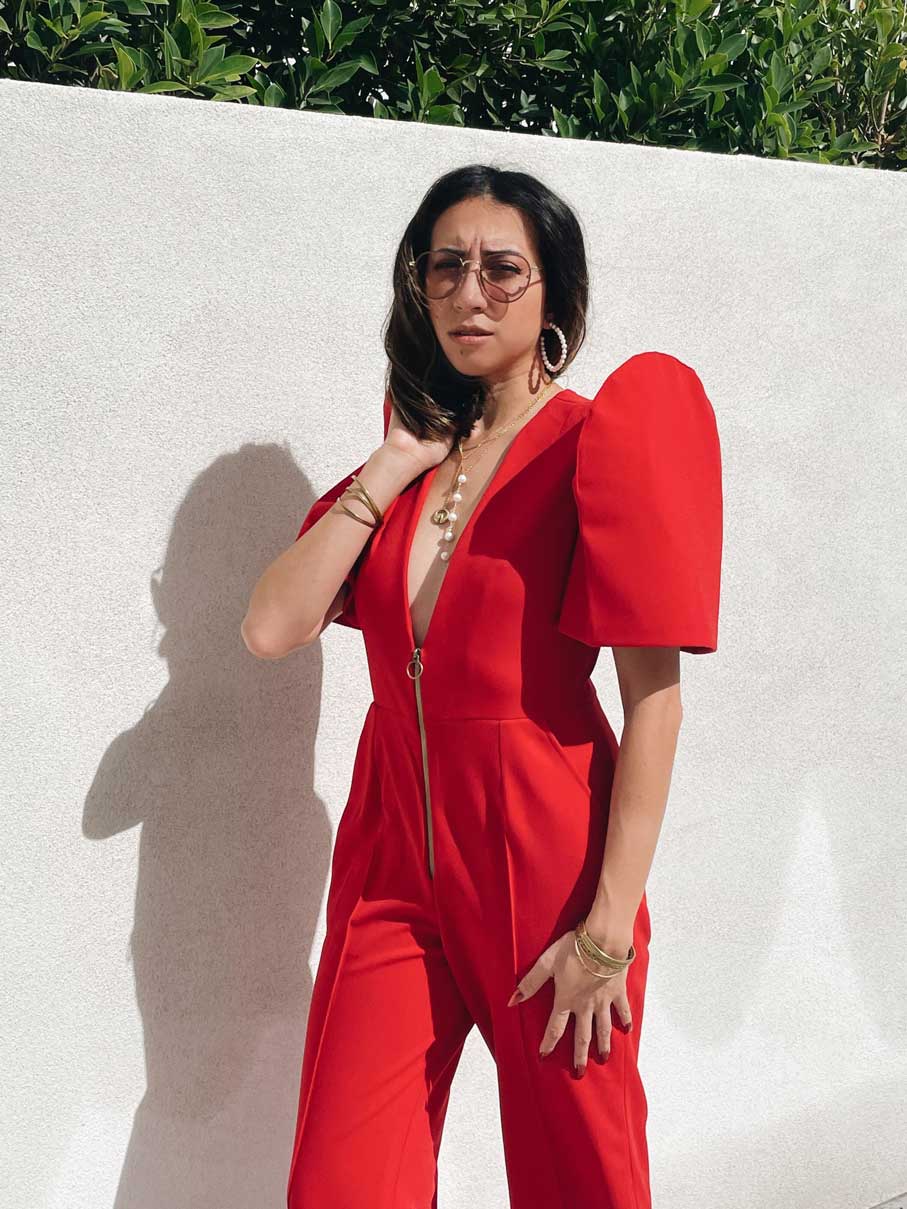 Terno Jumpsuit (Red)