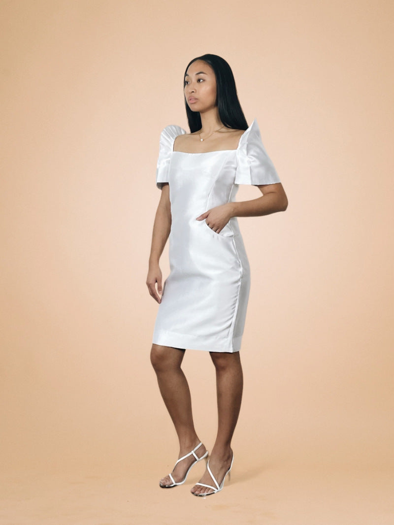 Shoulder Sheath Terno Dress