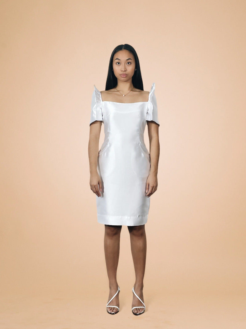 Shoulder Sheath Terno Dress
