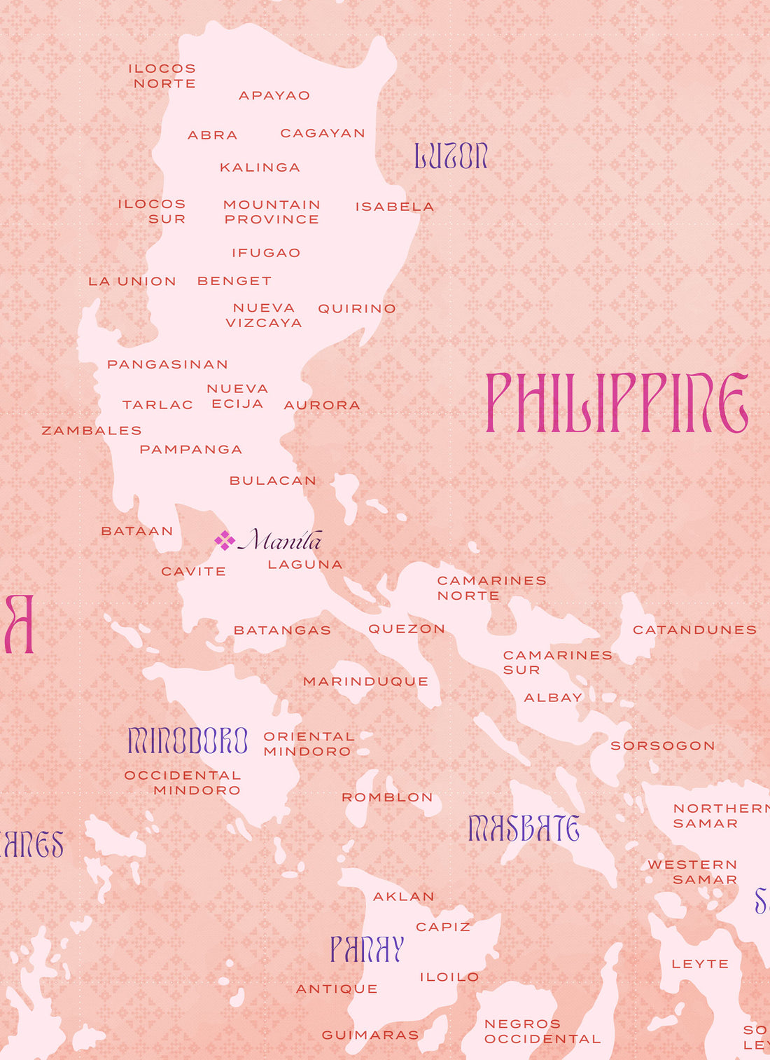 Map of the Philippines - Guava