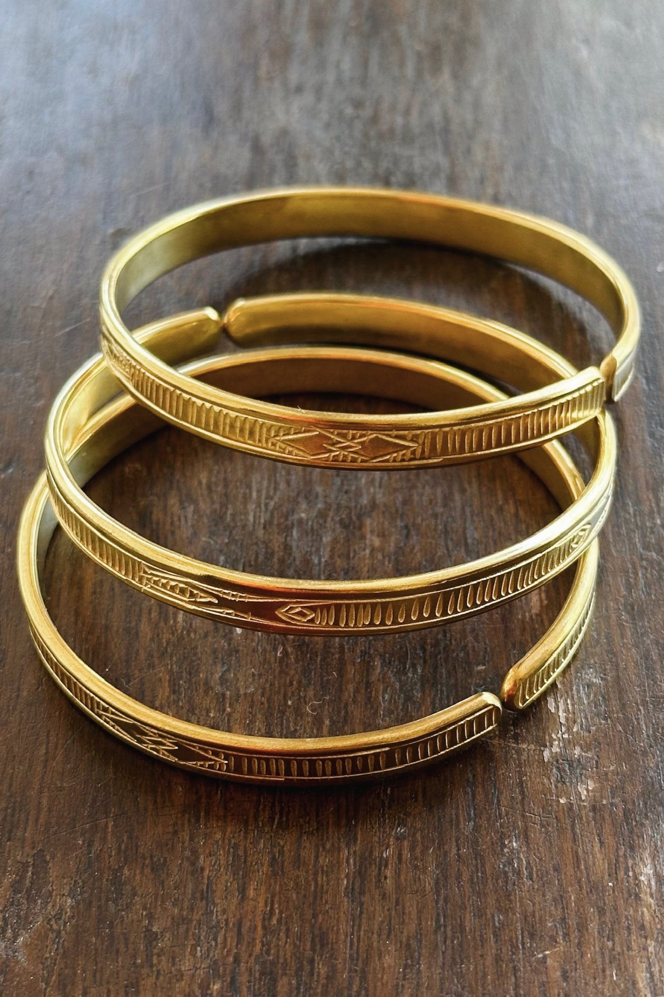 Engraved Giniling Bangles