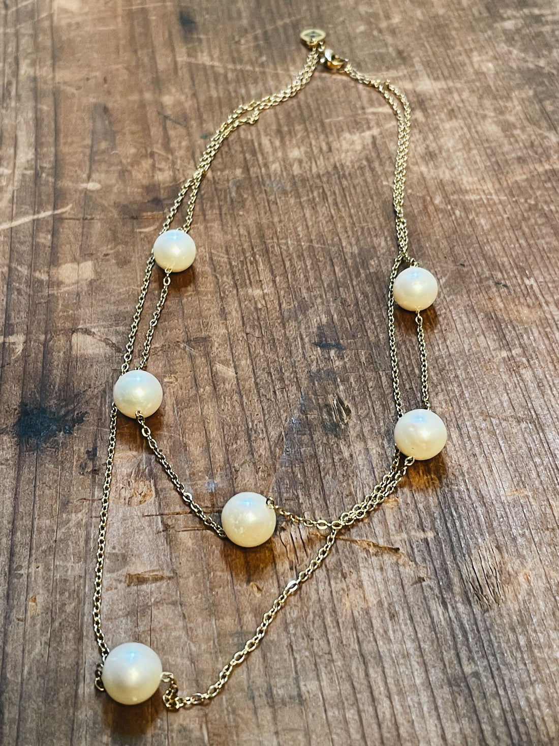 2-Chain Freshwater Palawan Pearls Necklace