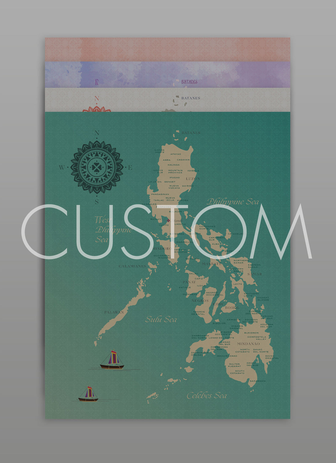 CMANGO Design Map of the Philippines, CUSTOM
