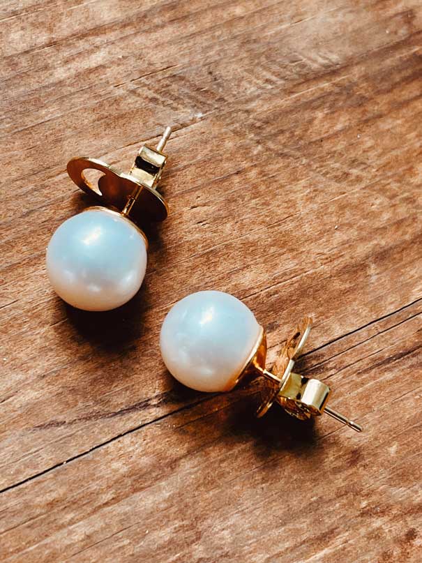 Buy Larah White Pearl Drop Silver Earrings | Paksha - Paksha India