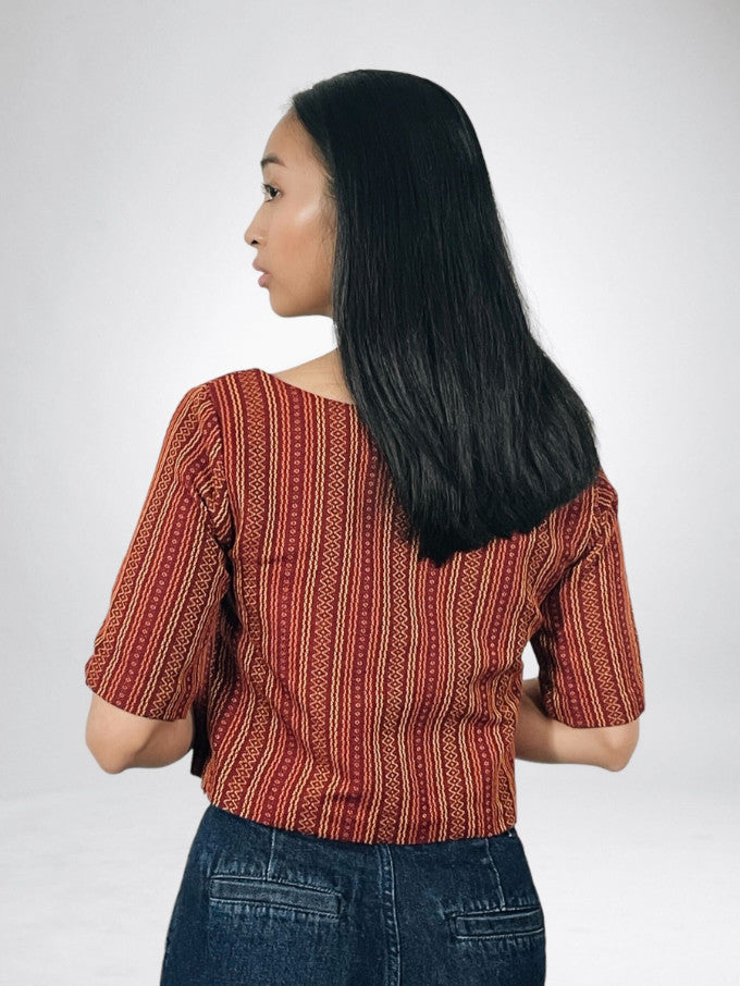 Handloomed Cordi Tee (Kalinga-Inspired Weave)