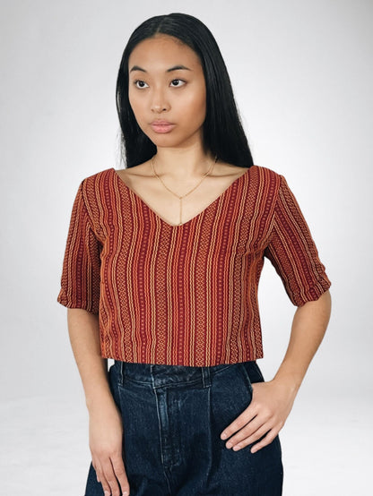 Handloomed Cordi Tee (Kalinga-Inspired Weave)