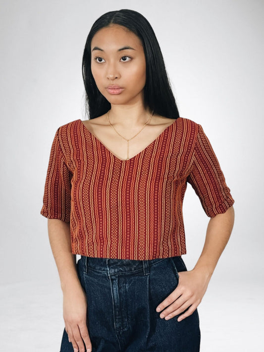 Handloomed Cordi Tee (Kalinga-Inspired Weave)