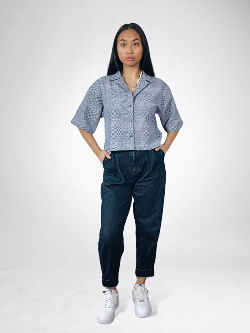 Waist Cropped Shirt (Binakol)